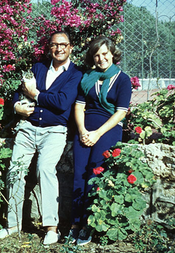  Renate con su padre