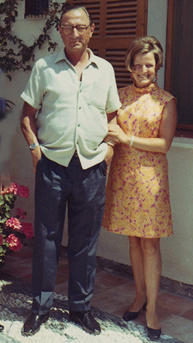  Renate con su padre